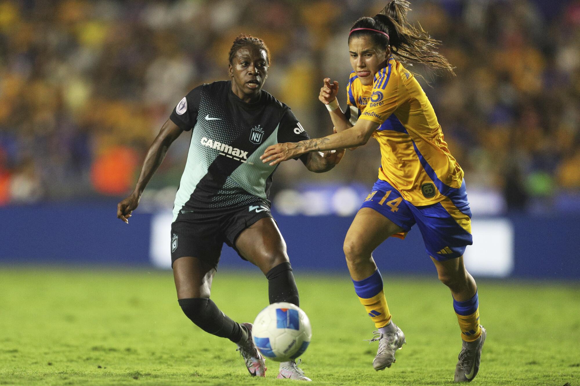 Lizbeth Ovalle of Tigres and Gotham FC