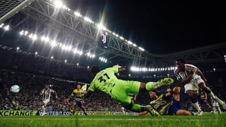 Jonathan David put Juventus into the lead.