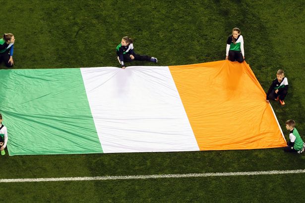 The tricolour is closely associated with the Ireland football team ©INPHO/Tommy Dickson